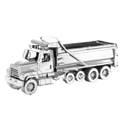 Fascinations Metal Earth Freightliner Dump Truck 3D Metal Model Kit   